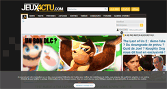 Desktop Screenshot of jeuxactu.com